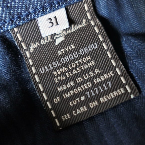 rare 7FAM dojo patent leather lattice pocket jeans - Picture 7 of 8